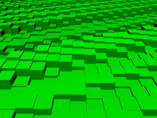 Obraz premium Tło zielone paski kształty abstrakcja 