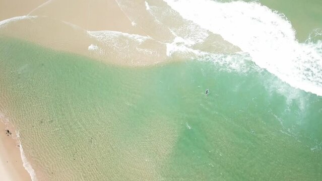surfist in the ocean