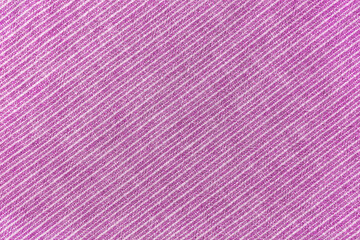 Natural pink linen texture with striped diagonal pattern as background, wallpaper