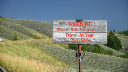 warning sign