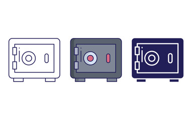 Locker vector icon