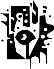 Abstract - Minimalist and Flat Logo - Vector illustration