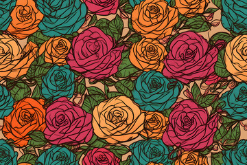 Rose pattern
