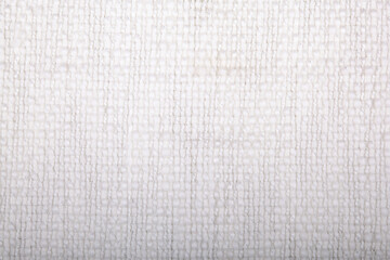 Artic white delicate plush acrylic wool woven fabric texture closeup for seamless background....