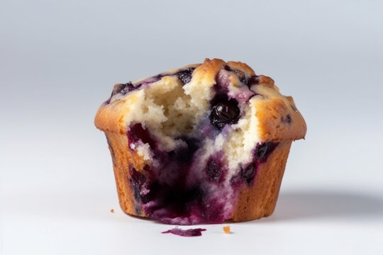 Blueberry Muffin Fresh Baking Breakfast Dessert Snack Muffin