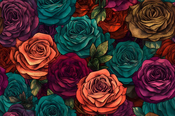 Rose pattern