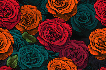  Rose pattern