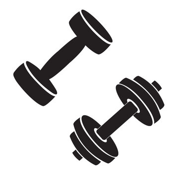 Icono de mancuerna. Vector