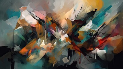 abstract watercolor background.generative ai