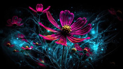 fractal background.generative ai