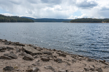 Spring view of Golyam Beglik Reservoir, Bulgaria