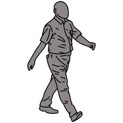 Obraz premium Person walking