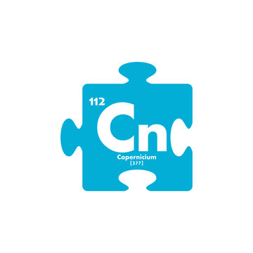 copernicium icon set. vector template illustration for web design