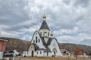 Holy Dormition mens Monastery. Krasnoyarsk