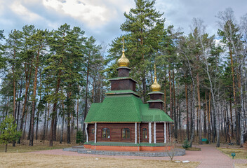 Holy Dormition mens Monastery. Krasnoyarsk