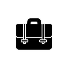 Briefcase icon vector. Portfolio vector icon. suitcase icon
