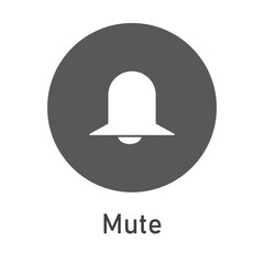 Mute Icon Vector Image Illustration
