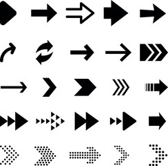 arrow icon set