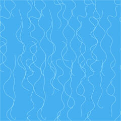 seamless pattern with blue waves