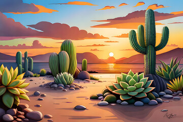 cactus in the desert