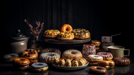European Elegance: Exquisite Pastries and Donuts from the Finest Bakeries