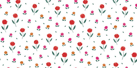 Happy Mother's day! Floral seamless pattern for background, card, invitation, banner, social media post, poster, mobile apps, advertising.
