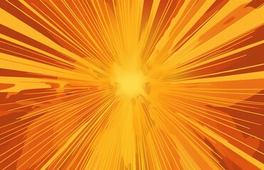Sunburst graphic design background, generative ai