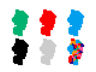 山形県　地図（スクエア③）