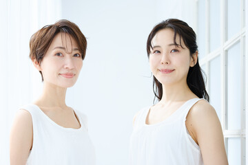 健康的な女性のポートレート