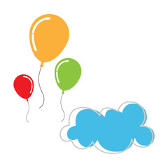 Obraz na płótnie Canvas Balloon icon syimbol design