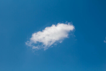 Blue sky background with tiny clouds. Nature cloud blue sky background.