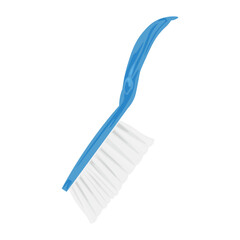 Brush for housecleaning on white background