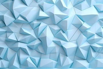 Obraz premium Textured intricate 3D wall in light blue and white tones. patterned minimal concept wallpaper art
