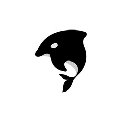 Vector illustration of an orca