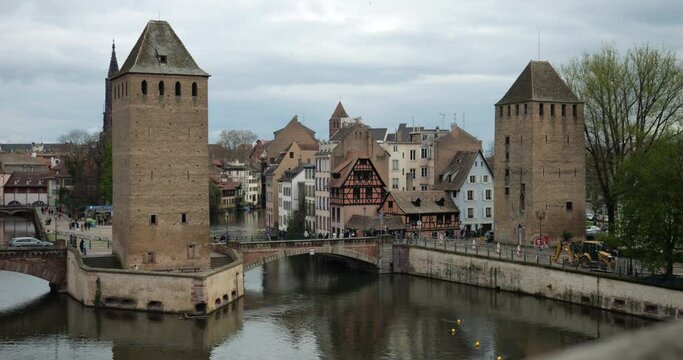 View from Barrage Vauban in Strasbourg, France