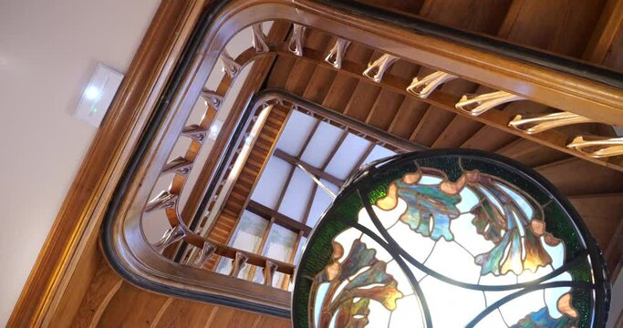 Villa Majorelle, Nancy from the inside &ndash; Staircase shot