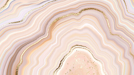Onyx gemstone background print design with natural mineral texture and gold splatter.