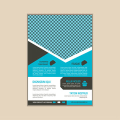 Naklejka premium Corporate Business Flyer Template