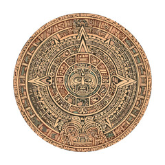 Ancient symbol of spirituality, a golden mandala