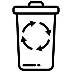 Bin_1 outline icon