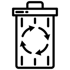 Bin outline icon