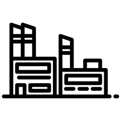 Factory_1 outline icon