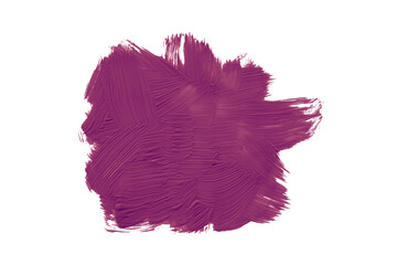 Shiny dark purple brush isolated on transparent background. dark purple brush