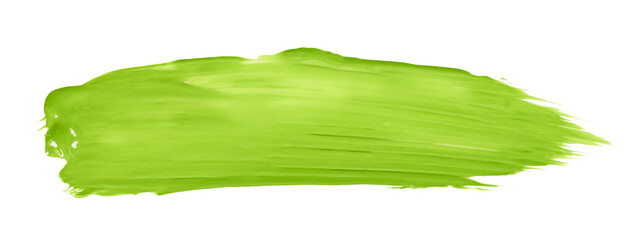 Shiny green brush isolated on transparent background. lime green brush png © คเณศ จันทร์งาม