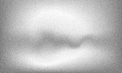 Grain effect. Black white gradient abstract background with grain texture noise effect. Grunge black dots banner. Pixel disintegration, random halftone effect. Stippling, dotwork drawings, dot shading