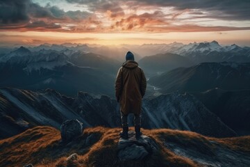 Fototapeta premium Chasing the sunset, amazing landscape views