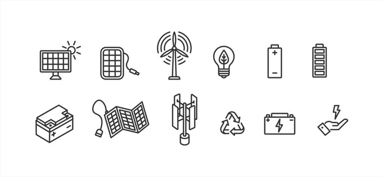 energy icons