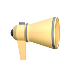 megaphone isolated on white
