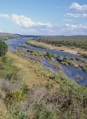 Fototapeta na wymiar Olifants River In Kruger Park