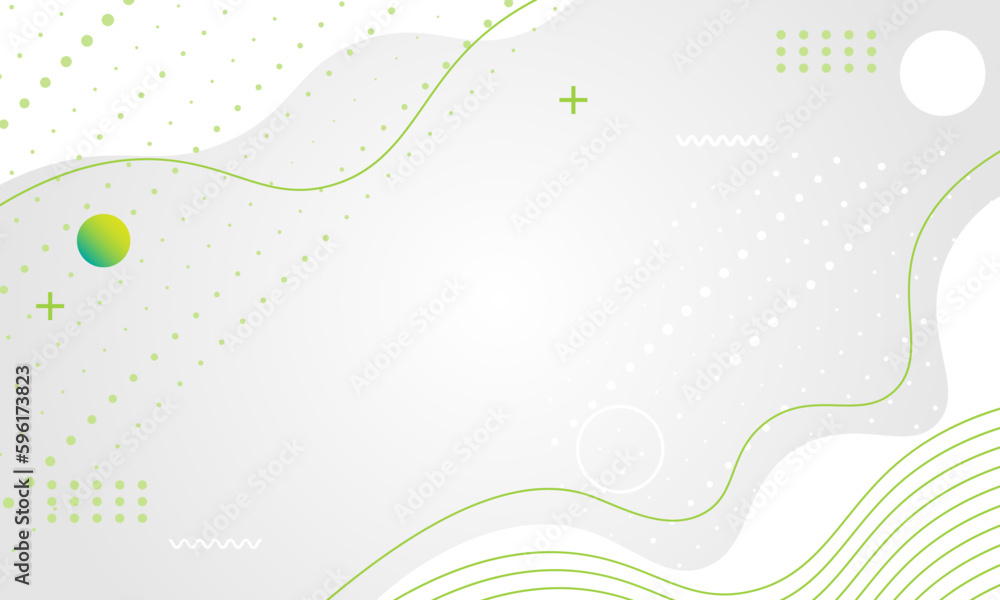 Aufkleber abstract green colorful template banner with gradient color and small polka dot technology backgroun